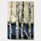 Designart - Winter Birch - Cottage Gallery-wrapped Canvas